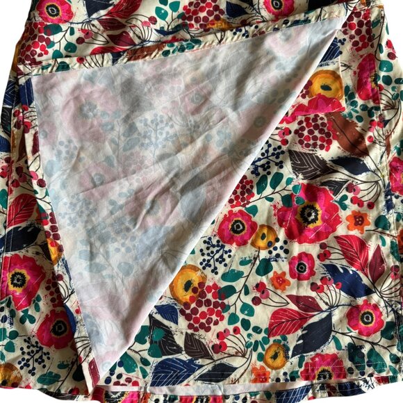 Ripskirt Sz Lg length 2 Floral Wrap Skirt Cover Up Beach Cruise Pool Resortwear - Picture 9 of 16
